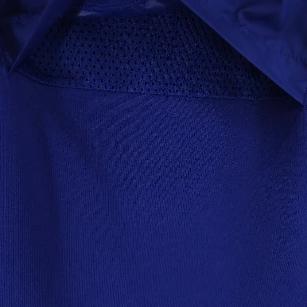 Nike Sweatshirt Mens M Blue Track‎ & Field Crew Neck Zip Pocket Ventilated Back